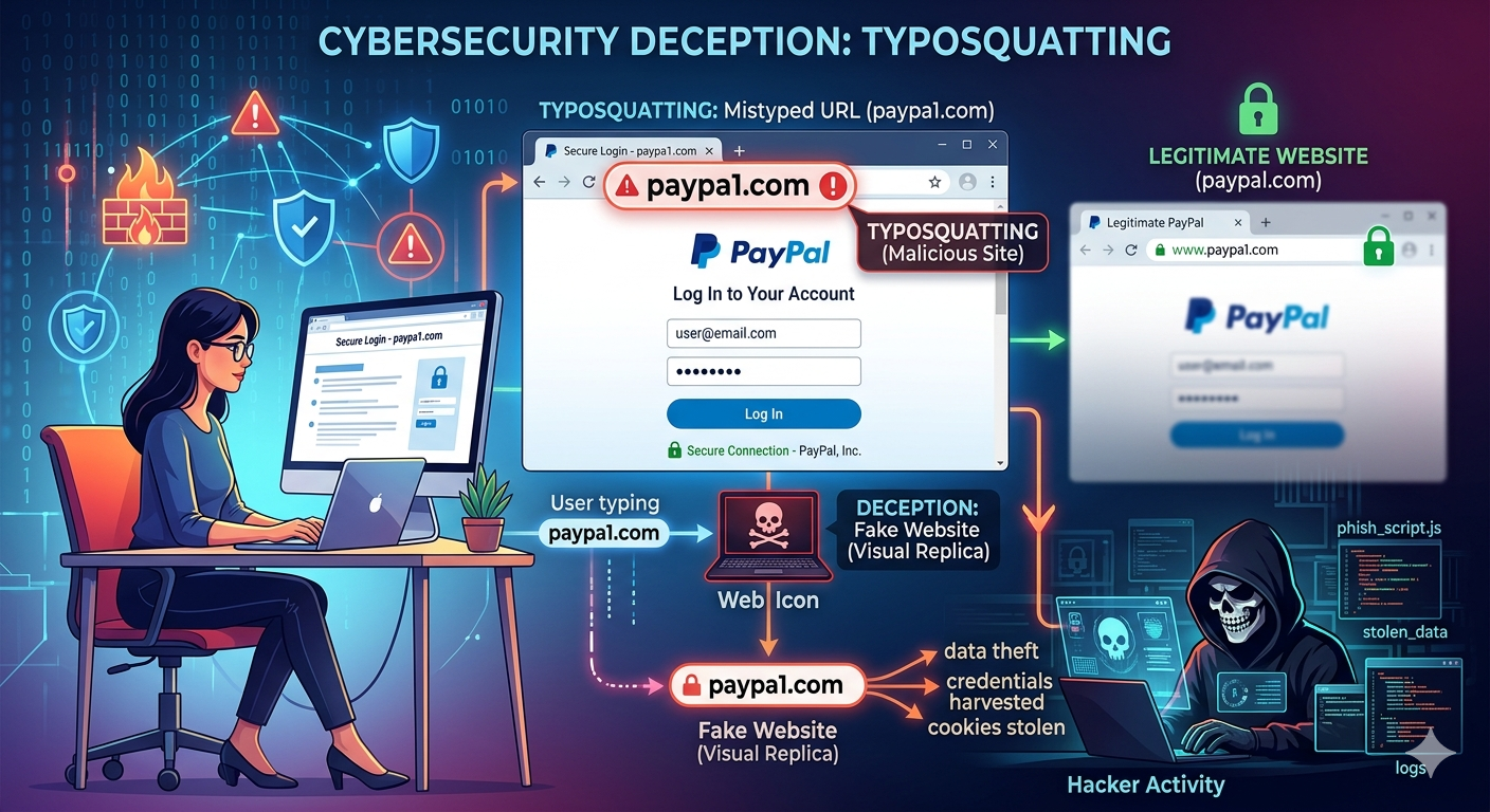 Typosquatting and Deception